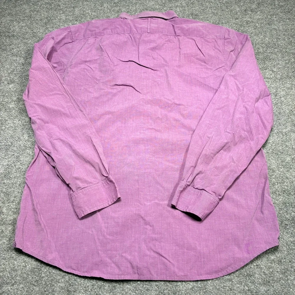 Banana Republic Mens Purple Long Sleeve Button Down Shirt XL Oxford Cloth‎